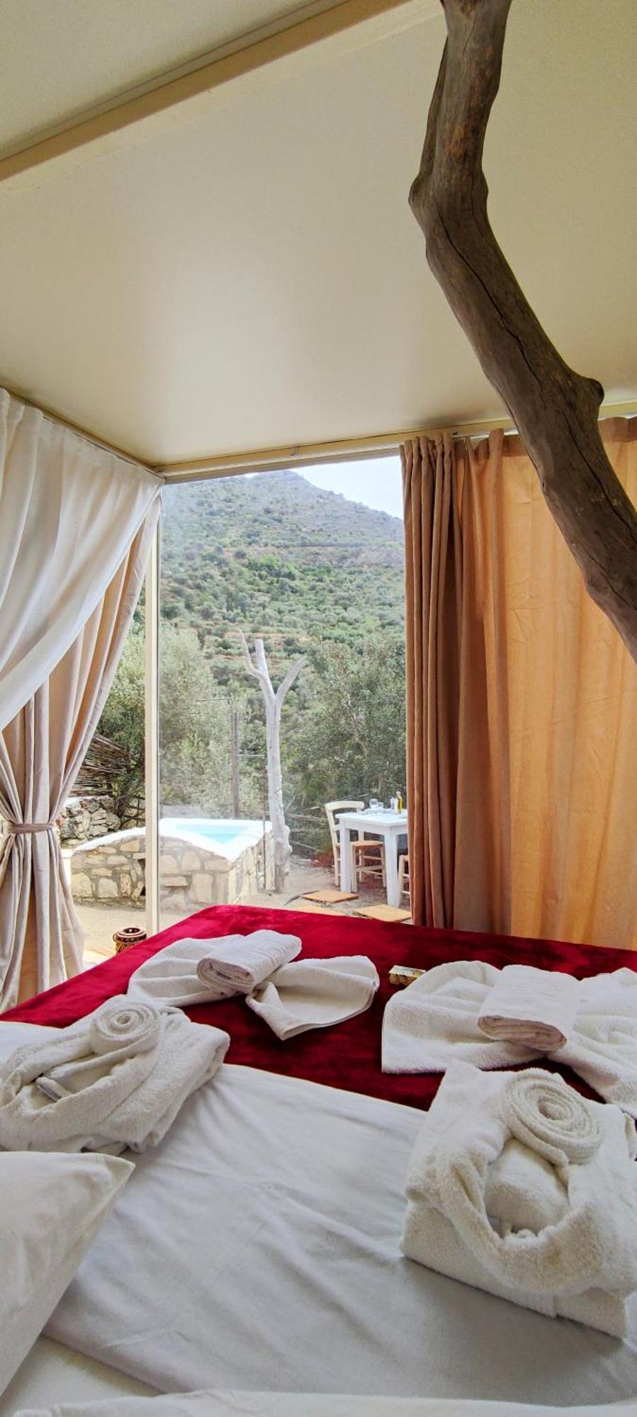 Kamihis Farm House Experience Zaros Bagian luar foto